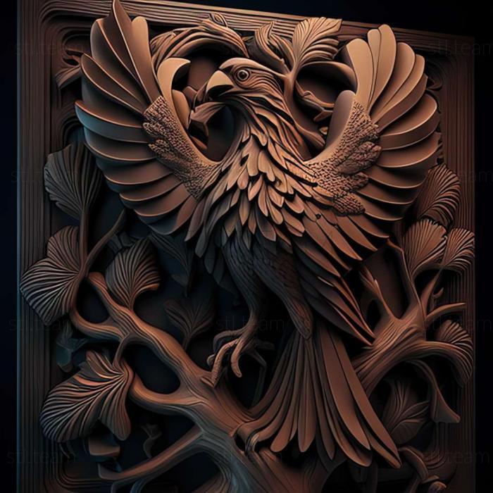 3D model phoenix (STL)